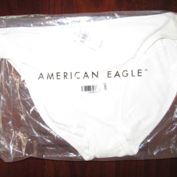 American Eagle Outfitters Other - American Eagle White Bikini Bottom Size L NWT Classic Swim
